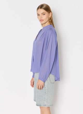 Bernice Purple Long Sleeve Top