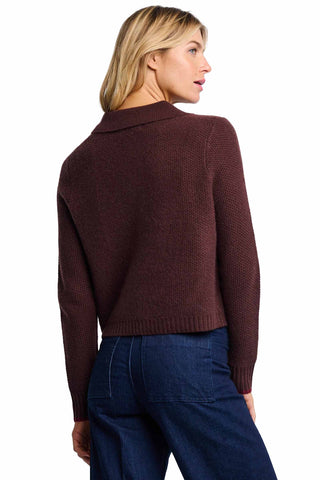 Honeycomb Cardi - Chocolate