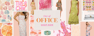 Women’s resort wear collection with colorful dresses, tropical prints, and vacation-ready outfits.
