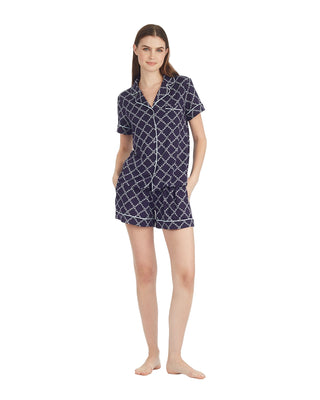 Draper James Sara Pajama Set in Vine Lattice