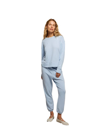 Tyler French Terry Pullover Sweatshirt - Sky Blue