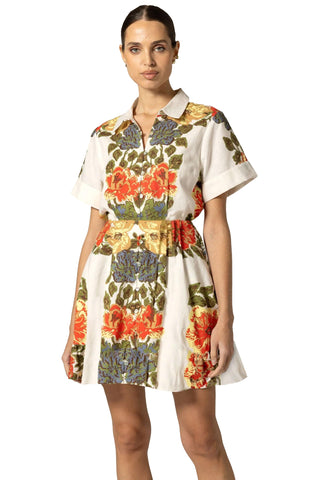 Sadie Mini Dress - Juliet Print