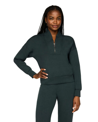 Airessentials Shawl Collar Half Zip Activewear Spanx Monkee's of The Woodlands