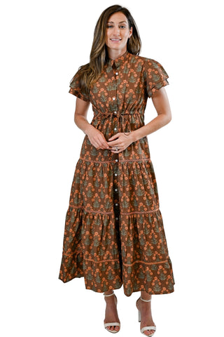 Marigold by Victoria Dunn Hurley Dress in Maple. 