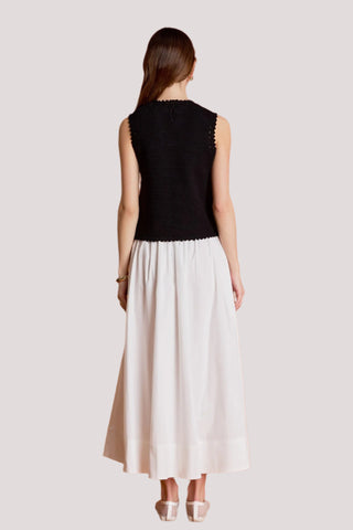 Sleeveless Knit Top - Black