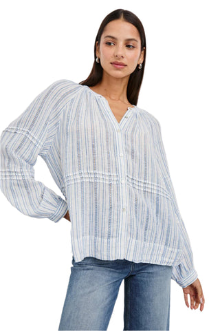 Frances Top - Sonoma Stripe