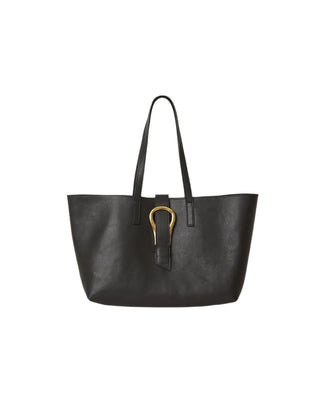 Ryder Tote Leather Bag - Black