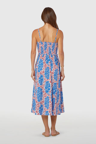Smocked Dress -  Vineyard