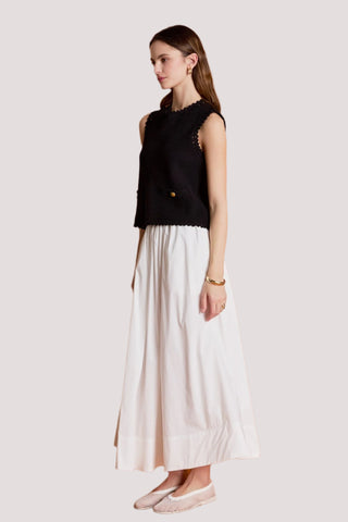 Sleeveless Knit Top - Black