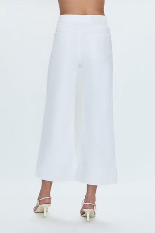 Lana High Rise Crop - Vivid White