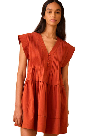 Hunter Bell Parker Dress - Burnished Copper. 