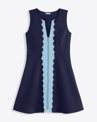 Sleeveless Mae Love Circle Dress - Blue /Silverlake