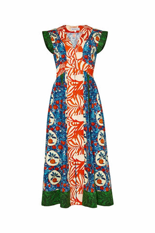 April Dress - Orange Grove