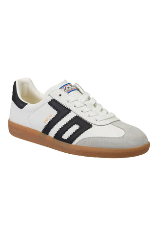 Back70 Vintage-Style Sneaker in White and Black