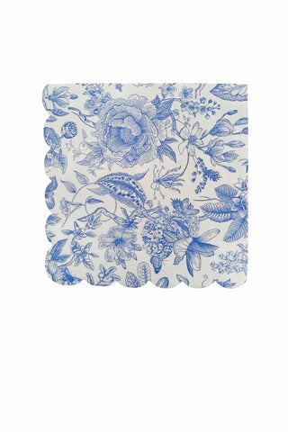Blue Delft Foil Cocktail Napkins Home & Gifts Sweet Water Decor Monkee's of The Woodlands