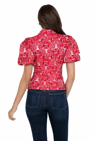 Brit Top - Cheeky Cheetah