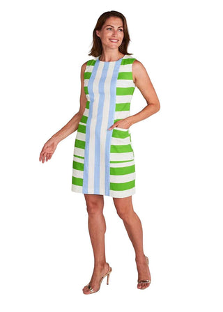 Lanier Shift Dress - Sloane Stripe Dresses CK Bradley Monkee's of The Woodlands
