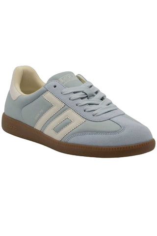 Light Blue Vintage Style Women's Sneaker. Back70 CloudD26 Sneaker in Light Sky