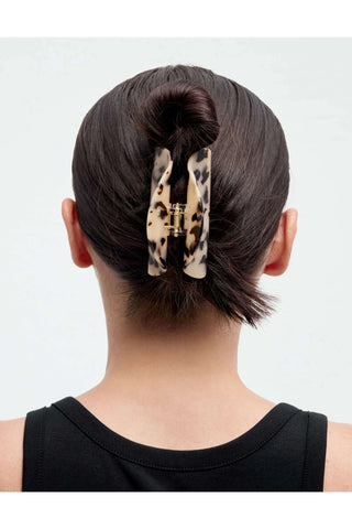 Crescent Claw In Dark Tortoise - Dark Tortoise Hair Accessories Machete Monkee's of The Woodlands