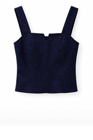 Desiree Top - Indigo Tops Drew Monkee's of The Woodlands