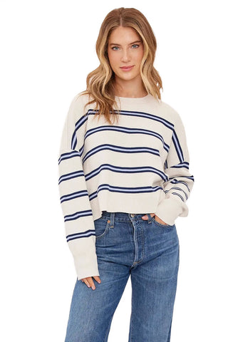 Echo Stripe Pullover Sweater Tops Gentle Fawn Monkee's of The Woodlands