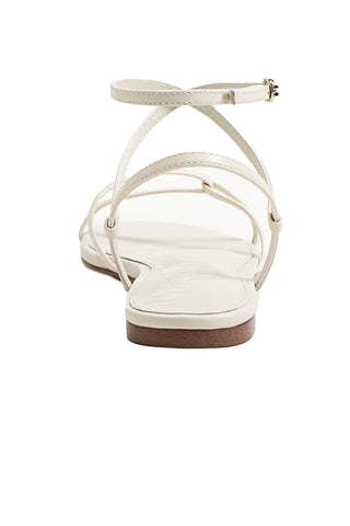 Sam Edelman Ellina Strappy Flat Sandal - Modern Ivory