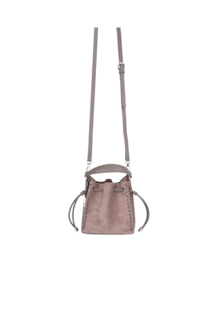 Fallon Mini Faux Suede - Taupe