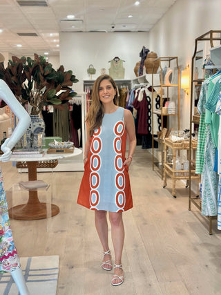Sheath Dress - Burnt Orange