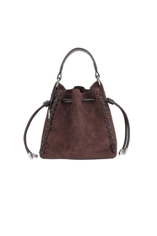 Fallon Mini Faux Suede - Chocolate
