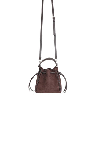Fallon Mini Faux Suede - Chocolate