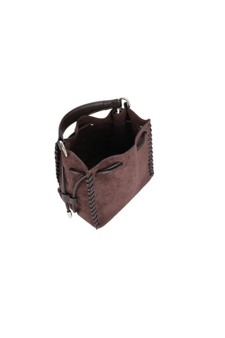 Fallon Mini Faux Suede - Chocolate