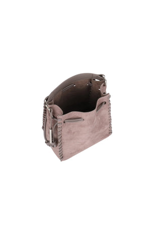 Fallon Mini Faux Suede - Taupe