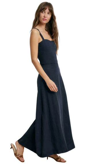 The There For You Skirt - Navy Skirts Favorite Daughter Monkee's of The Woodlands
