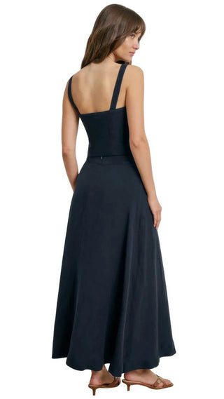 The There For You Skirt - Navy Skirts Favorite Daughter Monkee's of The Woodlands