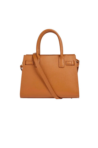 Gina Handbag & Shoulder Bag - Cognac Leather