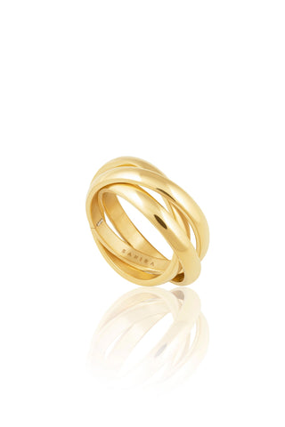Yellow Gold Ring Set