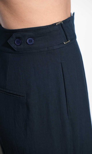 Lacey Wide Leg Pants - Navy Pants Greylin Monkee's of The Woodlands