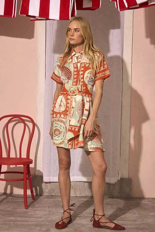Liza Dress - Lost at Sea Dresses Hunter Bell Monkee's of The Woodlands
