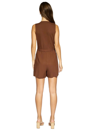 Inez Romper - Brown Jumpsuits & Rompers Lost + Wander Monkee's of The Woodlands