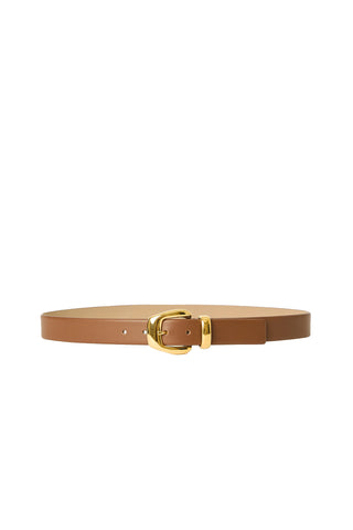 Jordan Belt - Tobacco / Gold