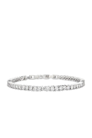 Karla Tennis Bracelet - Silver Bracelets Sahira Monkee's of The Woodlands