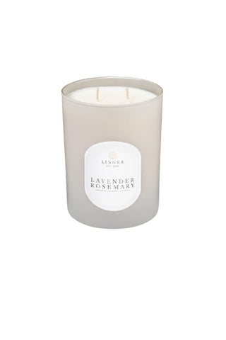 Lavender Rosemary 2-Wick Candle Giftable Linnea Monkee's of The Woodlands