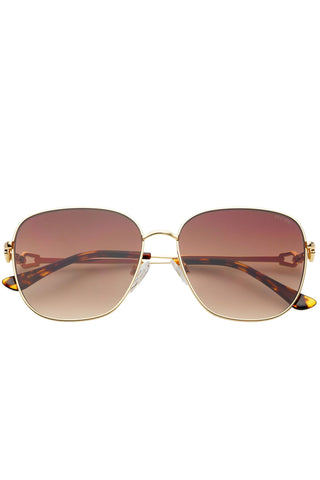 Lea Sunglasses - Gold / Gradient Gray Sunglasses/Eyewear Freyrs Monkee's of The Woodlands