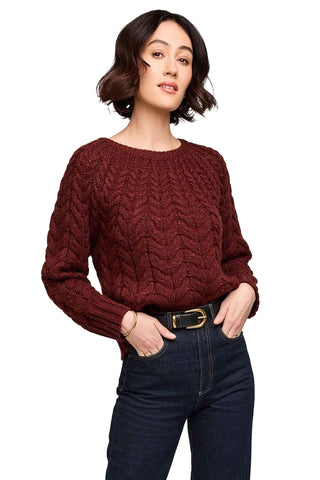 Gentle Fawn Lorenzo Sweater - Mahogany