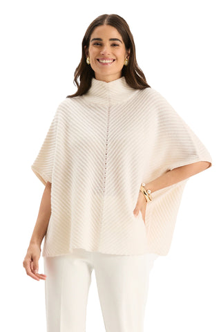 Tyler Boe Lucia Cashmere Blend Capelet - Ivory