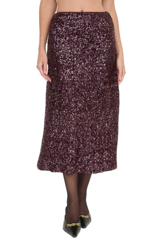 Moon River Sequin Midi Skirt