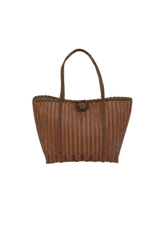 Maggie's Picnic Tote - Brown - Small Handbags The Lilley Line Monkee's of The Woodlands
