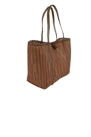 Maggie's Picnic Tote - Brown - Small Handbags The Lilley Line Monkee's of The Woodlands