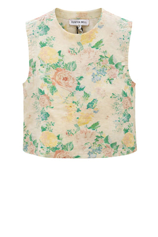 Hunter Bell- Hunter Bell Manning Top - Garden Rose Peony- Tops- Monkee's of The Woodlands