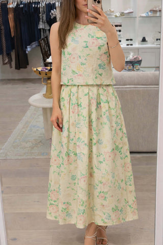 Hunter Bell Manning Top - Garden Rose Peony.